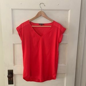 EXPRESS size Small red silky top